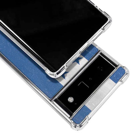 Honduras Flag Distressed Google Pixel 6 Clear Case